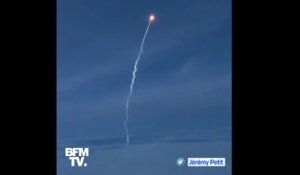 Un passager d’un vol Cayenne-Paris filme le décollage d’Ariane 5 depuis son hublot