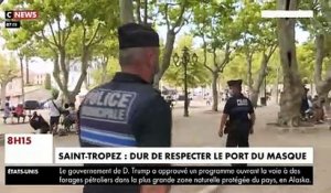 Coronavirus - Reportage à Saint-Tropez où l'économie souffre de la fermeture de plusieurs plages, de restaurants et des discothèques