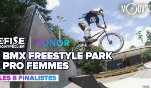 Top 8 BMX Freestyle Park Pro Femmes | E-FISE Montpellier by Honor