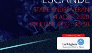 L'essai d'Eric Escande contre Toulon, saison 2020-2021