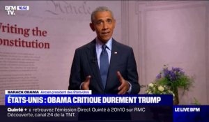 Barack Obama étrille Donald Trump lors de la convention démocrate