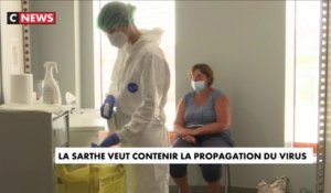 La Sarthe veut contenir la propagation du virus