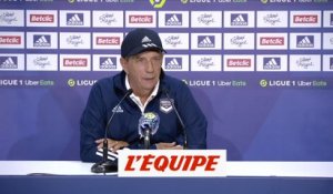 Gasset : «On a été irréprochables» - Foot - L1 - Bordeaux