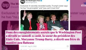 Donald Trump : sa soeur dénonce sa "cruauté" dans un enregistrement secret