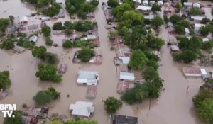 Une ville de République dominicaine complètement sous les eaux après le passage de la tempête Laura