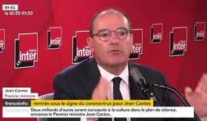 Jean Castex sur France Inter : "Le plan de relance du gouvernement sera présenté jeudi 3 septembre. Concernant l'épidémie, il n'y a pas de quoi s'affoler"