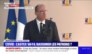 Jean Castex au Medef : "La France a tenu le choc"
