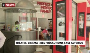 Théâtre, cinéma : des précautions face au virus