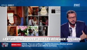 #Magnien, la chronique des réseaux sociaux : Les "anti-masques" sur les réseaux sociaux - 28/08