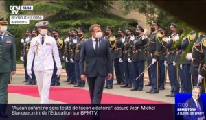 Emmanuel Macron est à Beyrouth, 3 semaines après sa première visite depuis les explosions
