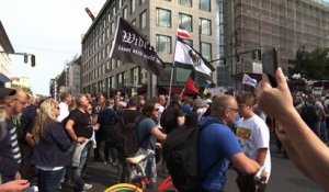 La marche "anti-corona" dispersée à Berlin