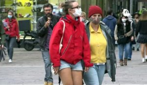 Reportage - Le port du masque rendu obligatoire en centre-ville