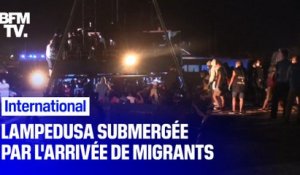 L'île italienne de Lampedusa submergée par l'arrivée de migrants