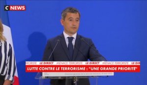 La lutte contre le terrorisme est «une grande priorité» du gouvernement, selon Gérald Darmanin