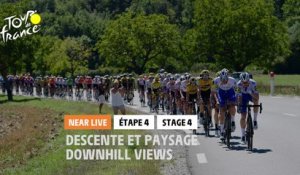 #TDF2020 - Étape 4 / Stage 4 - Descente et paysage/ Downhill views