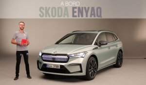 A bord du SUV électrique Skoda Enyaq (2020) !