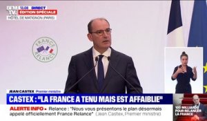 Jean Castex: "La France a tenu mais est incontestablement affaiblie"