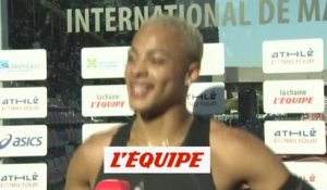 Zhoya : «Je suis vraiment content» - Athlétisme - Meeting de Marseille