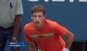 US Open - La disqualification de Djokovic en images