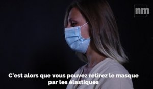 Comment mettre et enlever correctement un masque