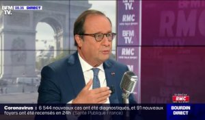 François Hollande sur l'insécurité: "Je n'ai pas eu l'impression qu'Emmanuel Macron prenait ces sujets au cœur de son action"