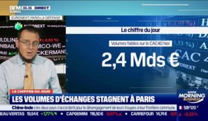 2,4 milliards d'actions négociées par jour : les volumes d'échanges stagnent à Paris.