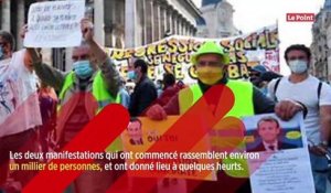 Gilets jaunes : environ un millier de manifestants à Paris, Bigard insulté