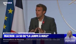Ne croyant pas "au modèle amish", Emmanuel Macron assure que la France prendra "le tournant de la 5G"
