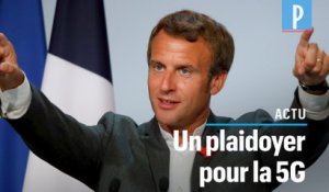 Macron défend la 5G contre « le modèle amish »