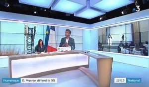 Numérique : Macron défend la 5G face aux détracteurs