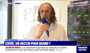 Stéphane Paul (membre du comité vaccin Covid-19): "On espère avoir les premiers résultats d'efficacité fin novembre"