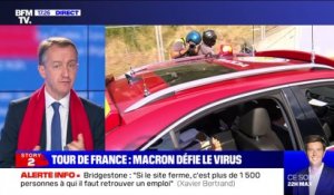 Story 2 : Emmanuel Macron défie le virus sur le Tour de France - 16/09