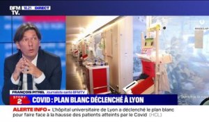 Covid-19: le plan blanc déclenché à l'hôpital universitaire de Lyon