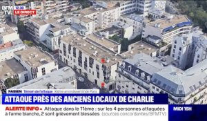 Attaque près des anciens locaux de Charlie Hebdo: un témoin raconte ce qu'il a vu