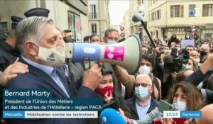 Marseille : rassemblement des restaurateurs contre les restrictions