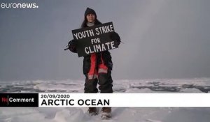 Mobilisation des jeunes pour le climat, jusque dans l'océan Arctique