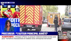 Édition spéciale : Deux blessés dans une attaque à l'arme blanche à proximité des anciens locaux de "Charlie Hebdo" à Paris - 25/09