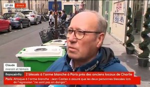 Attaque anciens locaux Charlie Hebdo: Regardez en vidéo le témoignage de cet homme qui a assisté à la très violente attaque contre une des victimes