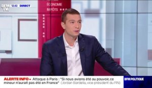 Jordan Bardella sur Nicolas Dupont-Aignan: "On n'est pas fâchés, on partage l'essentiel"