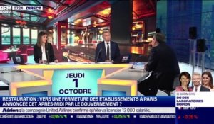 Benjamin Patou (Moma Group) :  Vers une fermeture des restaurants à Paris annoncée cet après-midi par le gouvernement ? - 01/10