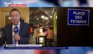 Marseille: le député LR Éric Diard estime qu'"on peut retourner à ce que les fermetures des bars et restaurants aient lieu à 22h"