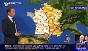 Du soleil à l'est, des nuages et de la pluie à l'ouest ce mercredi