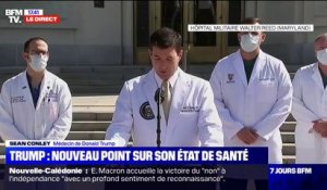 Sean Conley (médecin de Donald Trump): "Le président va mieux, nous le surveillons de très près