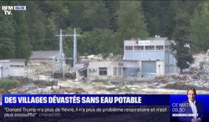 Dans les Alpes-Maritimes, des villages sont dévastés et se retrouvent sans eau potable