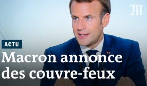 Couvre-feu, application de traçage, aides financières : les annonces d’Emmanuel Macron