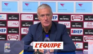 Deschamps : «Pogba fait partie des cadres de cette équipe» - Foot - L. nations - Bleus