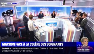 L’édito de Matthieu Croissandeau: Macron face à la colère des soignants - 07/10
