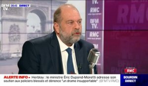 Éric Dupond-Moretti sur les prisons: "7000 places sont en construction, 8000 places vont être en construction"