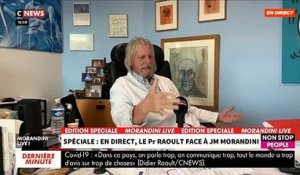 Coronavirus - Revoir l'intégralité de l'interview exclusive du Pr Raoult ce matin dans "Morandini Live" sur CNews et Non Stop People - VIDEO