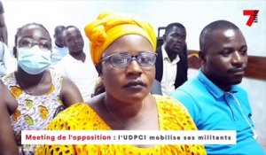 Meeting de l’opposition | l’UDPCI mobilise ses militants